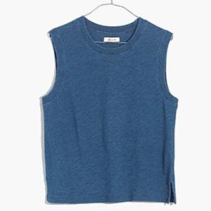 Madewell Indigo Crewneck Muscle Tank